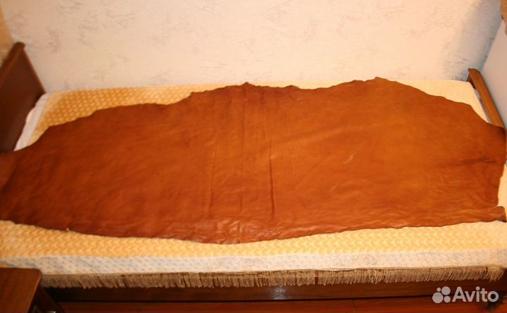 Кожа натуральная (овчина,телячья) фабричн. выделки