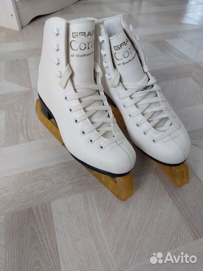 Коньки Graf coral 38 ращмер с сумкой