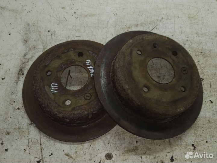 Диски тормозные задние, пара Chevrolet Lacetti