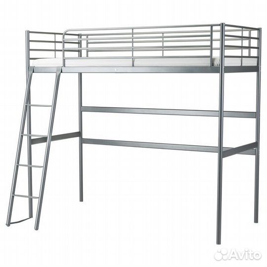 Кровать чердак IKEA svarta
