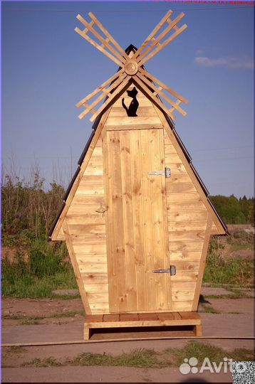 Уличный туалет с установкой