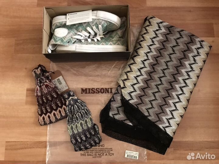 Missoni кеды, пончо, повязки на голову