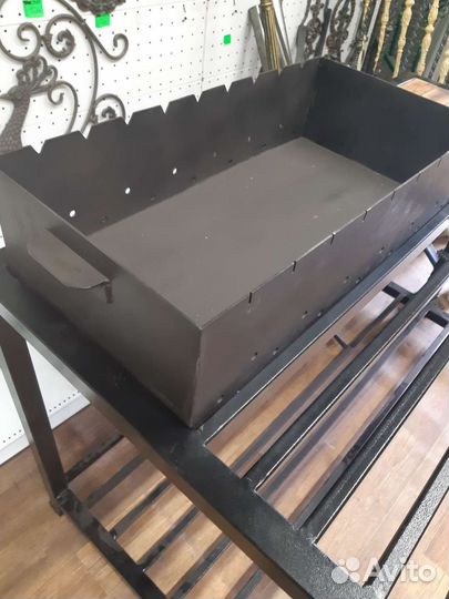 Мангал лофт со столиком