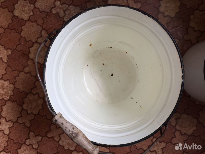 Эмалированные кастрюли ведро СССР