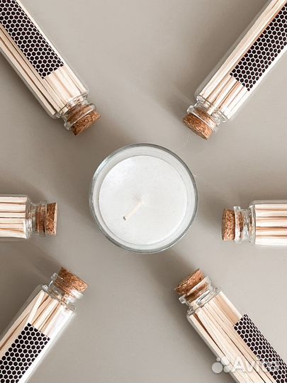 Спички в колбе для свечей