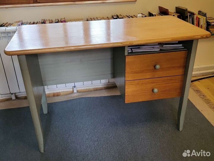 Стол письменный парта сосна массив