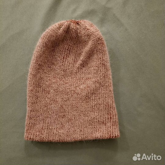 Тёплая шапка женская зимняя шерсть