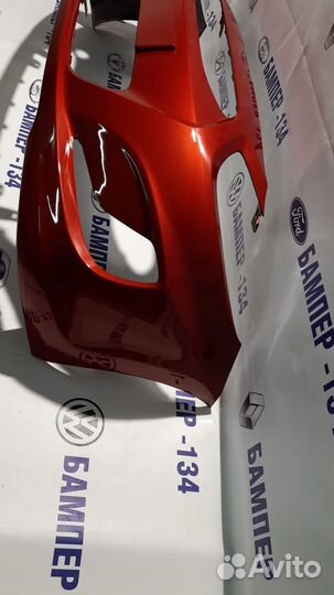 Бампер передний hyundai solaris 1 TDY (Красный)