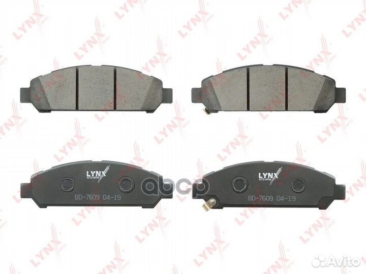 Колодки тормозные дисковые перед BD7609 LYN