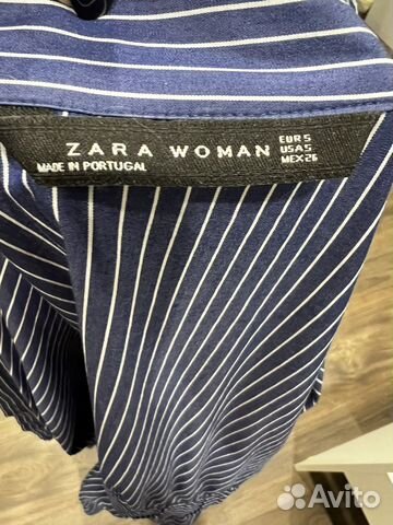 Платье рубашка zara