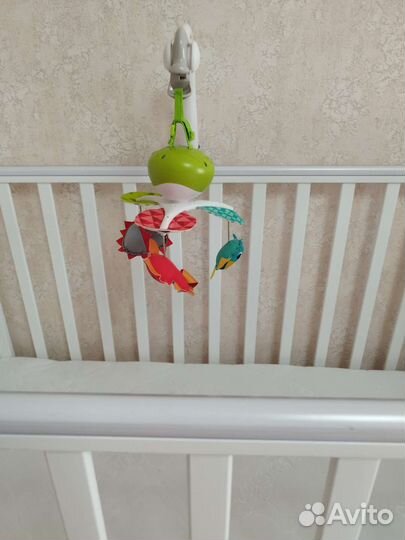 Детская кровать Papaloni с маятником и матрасом