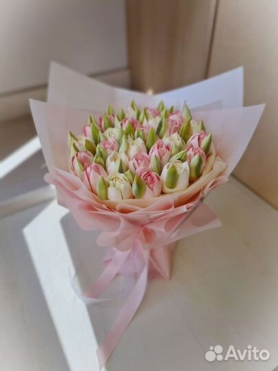 Тюльпаны из зефира букет съедобный сладкий