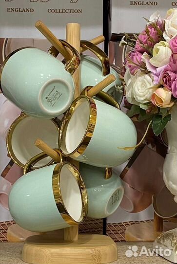 Набор чайных кружек,6 штук,300мл,Lenardi