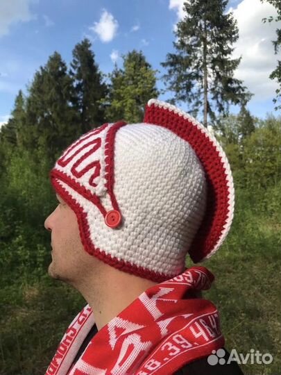 Вязаный Гладиаторский шлем (Спартак)