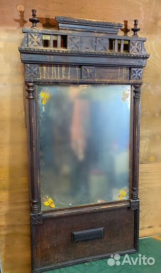 Зеркало старинное винтажное