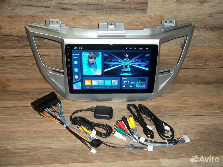 Магнитола Hyundai Tucson 3 Android 2/32 GPS WiFi