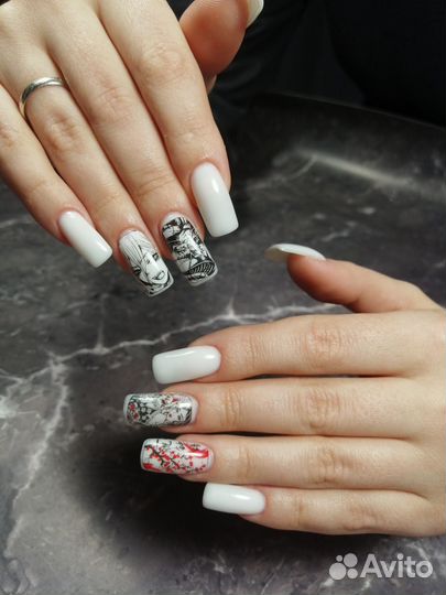 Маникюр с покрытием