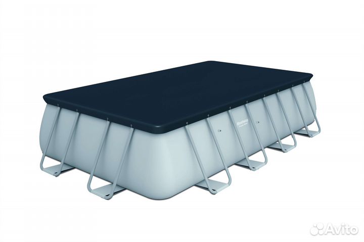 Бассейн прямоугольный каркасный Bestway