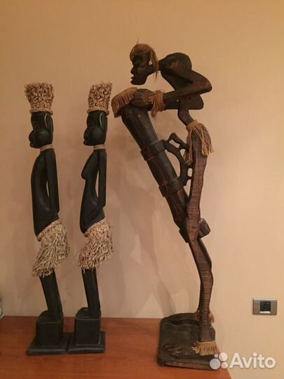 Статуи статуэтки фигуры из дерева