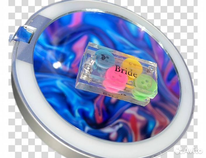 Серёжки из уф - смолы