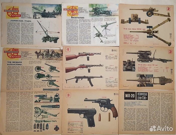 Тематические вырезки из журналов Техника Молодежи