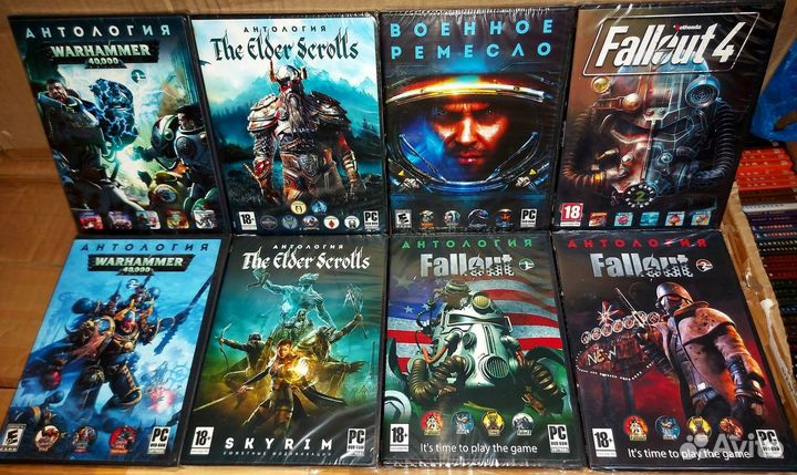 Игры для Компьютера ассортимент на дисках(новые)