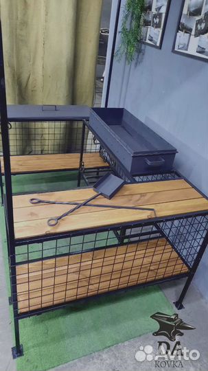 Мангал с крышей от производителя