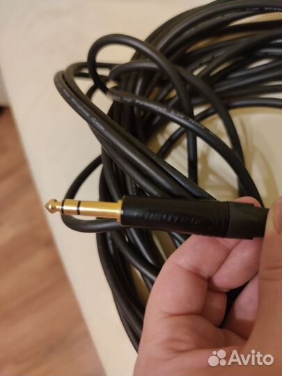 Аудио кабель- 2 шт.- 1xjack rich pro rp362blk 15 m