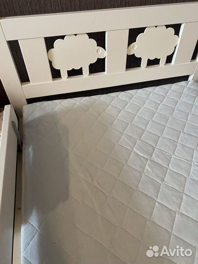 Детская кровать икеа с бортиком бу