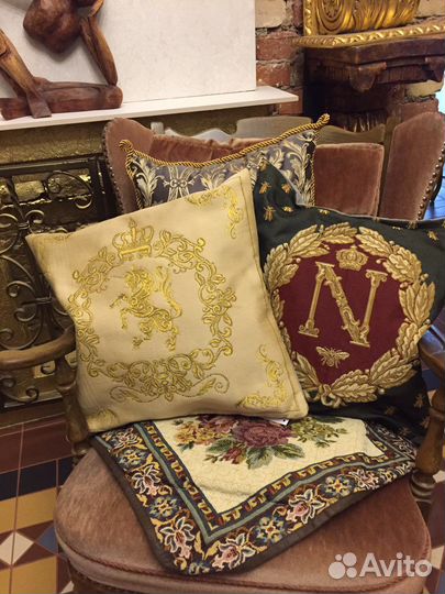 Наволочка чехол на подушку гобелен