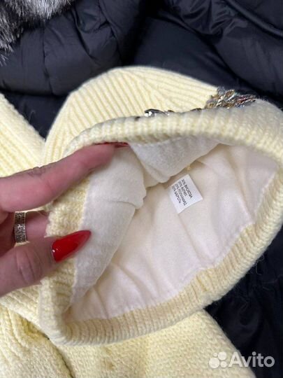 Шапка снуд и варежки