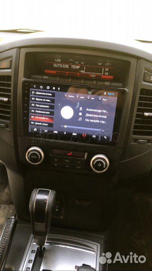 Магнитола для Mitsubishi Padjero с установкой