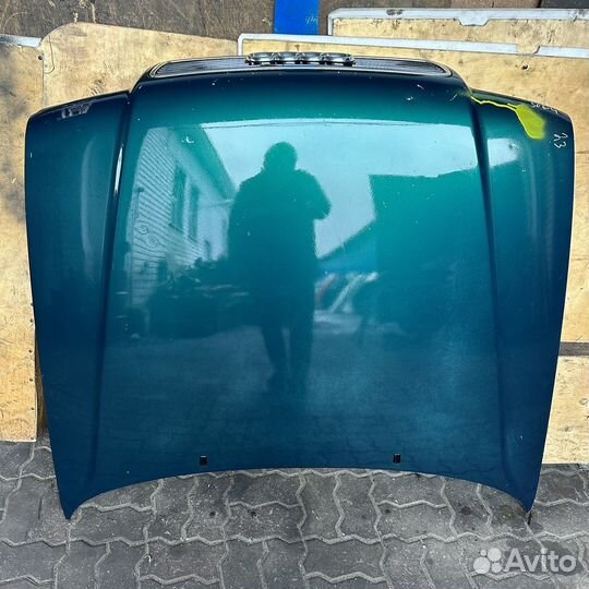Капот Audi 80 B4 зеленый