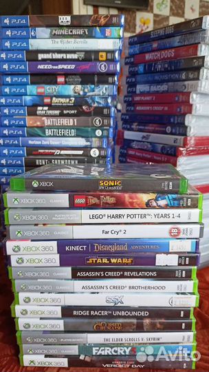 Игры на Xbox 360, PS3, PS4
