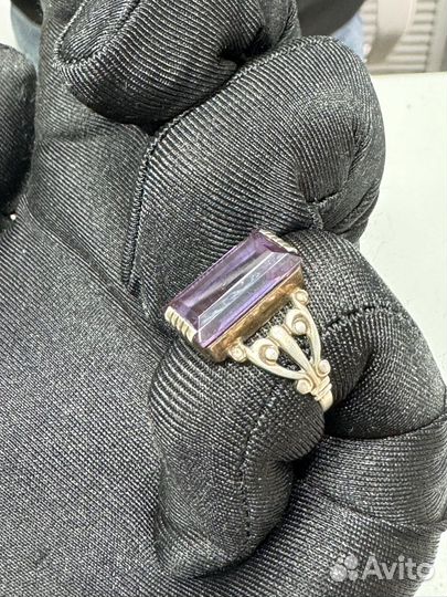 Кольцо старинное Серебряное 875 проба СССР Винтаж