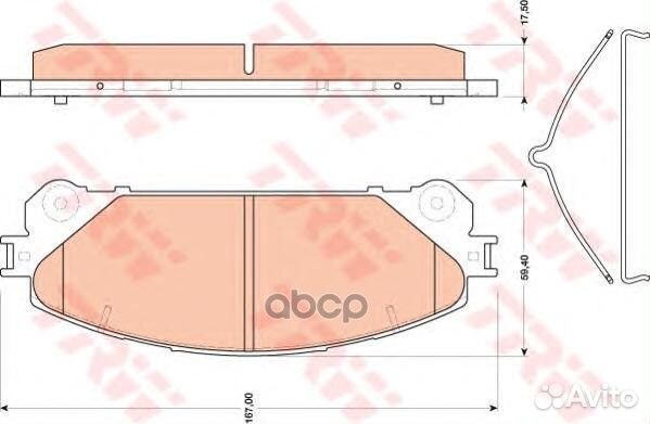Колодки передние lexus RX270-450h (GYL1, GGL15