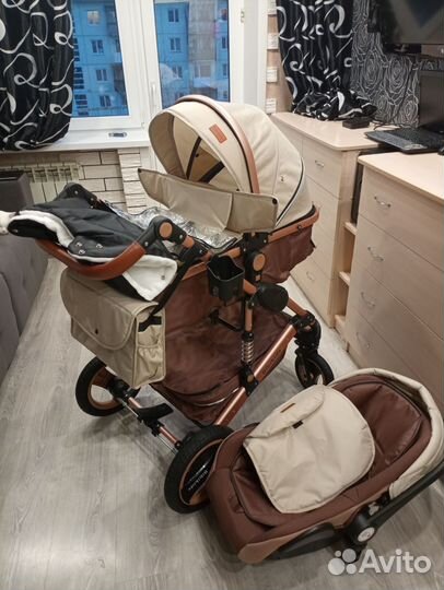 Коляска трансформер 3 в 1