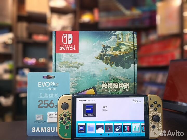 Switch Oled Новый Zelda Прошитый 256GB