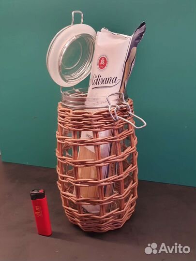 Банка для продуктов с бугельной крышкой. 1,5л