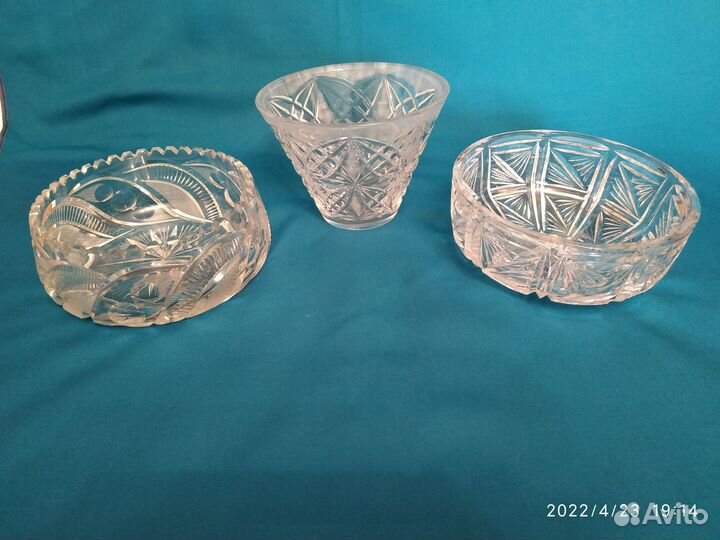Вазы хрустальные СССР