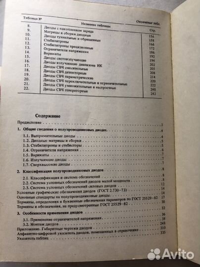 Диоды Справочник 1990