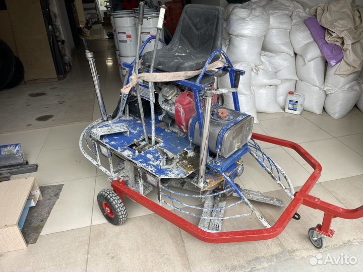 Двухроторная затирочная машина для бетона