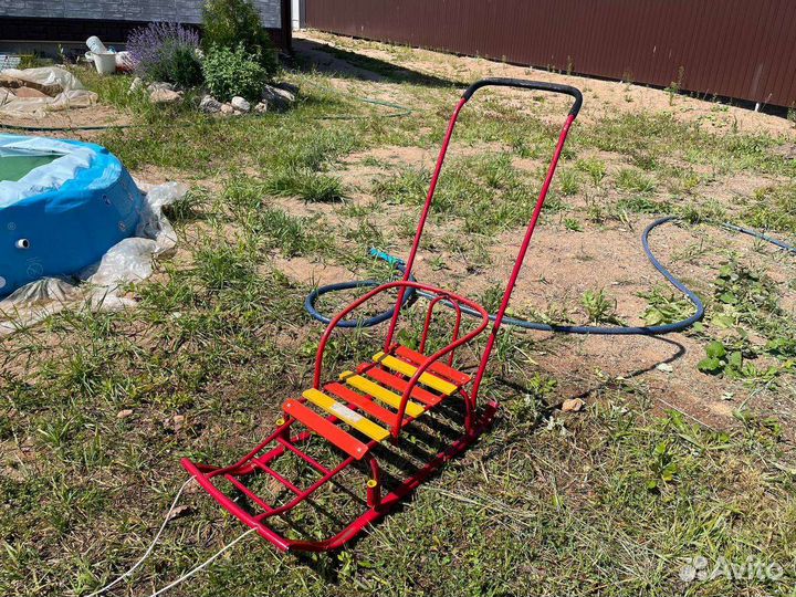 Детские зимние санки