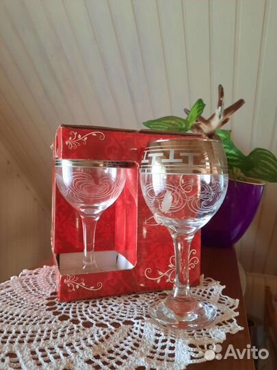 Хрустальные фужеры