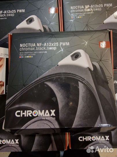 Noctua nf a12x25 pwm chromax.black.swap