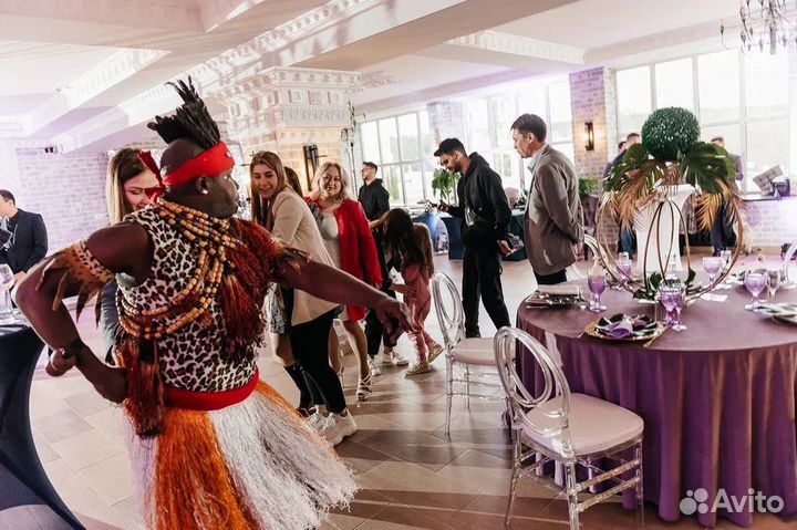 Африканское Шоу-группа Артисты для детей, взрослых