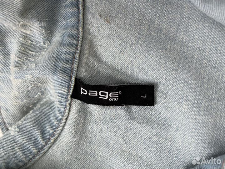 Юбка и жилетка джинсовая