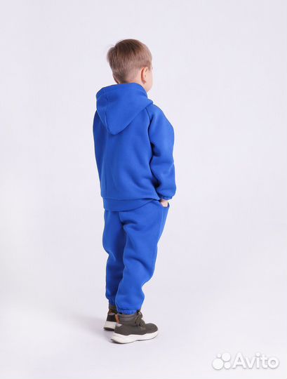 Теплый костюм на флисе для мальчика и девочки