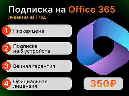 Microsoft Office 365 (на 1 год)