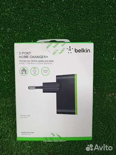 Сетевое зарядное устройство на 2 USB Belkin F8J052